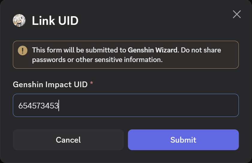 Genshin Wizard Registration | Genshin Wizard